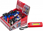Strend Pro Keychain lamp, v&otilde;tmehoidja, ripats, karabiiniga, segav&auml;rvid, LED 75 lm, USB laadimine, 74x25x15 mm, M&uuml;&uuml;gikarp 24 tk