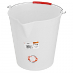 &Auml;mber ICS P5109, 9 l, 26x26 cm, valge, tilaga