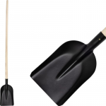 Labidas S504A.WH, mudel 7131, must, kitsas, puidust k&auml;epide