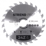 Ringketas Strend pro TсT 185x2,2x30/20 mm 24T, puidule