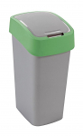 Curver&reg; FLIP BIN 50L, hall-h&otilde;be/roheline