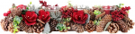 Ikebana MagicHome Christmas, naturaalne, advend, 50x16x9 cm