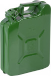 Kanister JerryCan LD10, 10 lit, metall, k&uuml;tuse jaoks, roheline