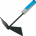 Topeltk&otilde;blas 3 hammast 30 cm aQUacRAFT, ergonoomiline PVC k&auml;epide