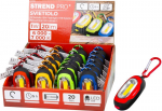 Strend Pro Keychain lamp, v&otilde;tmehoidja, ripats, karabiiniga, segav&auml;rvid, LED 20 lm, 70x34x24 mm, M&uuml;&uuml;a karp 24 tk