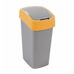 Curver&reg; FLIP BIN 50L, hall-h&otilde;bedane/kollane