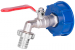 Strend Pro komplekt, ventiil 3/4" + plastist v&auml;hendamine 60 mm + v&auml;ljalaskeava 1", IBC paagi jaoks