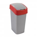 Curver&reg; FLIP BIN 50L, hall-h&otilde;be/punane