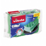 Svamm Vileda Glitzi Pur Active, svamm k&ouml;&ouml;gitarvikutele, k&otilde;rge, pak. 2 tk