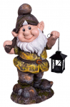 Dekoratiivne aiakuju Geсso 918, Gnome lambiga, magneesium, 25x20x45 cm