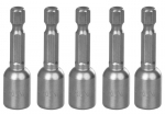 Magnetiga pea Strend Pro MS84, 8 mm, 1/4", magnetiline bitihoidja, pakis 5 tk