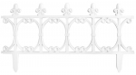 Fence Gardens F755, 64x34 cm, plastik, valge, dekoratiivne miniaed