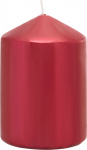 K&uuml;&uuml;nal MagicHome Christmas, 7x10 cm, silindriline, punane, metallikefekt