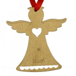 J&otilde;ulukaunistused MagicHome, Angel Noel, kuld, pkg. 5 tk