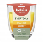 Bolsius Everyday k&uuml;&uuml;nal, mangosorbett, 80x70 mm, klaasist