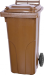 Pr&uuml;gikast MGB 120 lit, plastik, pruun 8014, HDPE