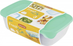 Toidun&otilde;u Curver&reg; Fresh & Go 0,5L + 1L + 2L, yucca