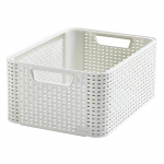 Pesukorv Curver&reg; STYLE M, valkjas, 38x29x17 cm