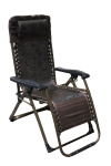 Lamamistool HAVANA, reguleeritav, 70x165x110 cm, Jacquard