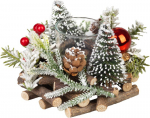 K&uuml;&uuml;nlajalg MagicHome Christmas, naturaalne, 13x11 cm