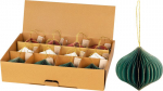 Puidust kaunistus, pall, 8 cm, v&auml;rvide segu, Sellbox 12 tk