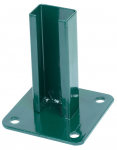 Tugialusklamber Strend Pro EUROSTANDARD, 60x40 mm, roheline, RAL6005, postidele paigaldamiseks