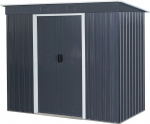 Strend Pro maja, aed, lehtmetall, antratsiit, alusega, 217x110x174 cm