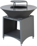 Grill Strend Pro Fiesta, antratsiit, teras, l&auml;bim&otilde;&otilde;t 100 cm, kaminaga