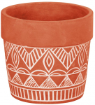 MagicHome kaunistus, Lillepott mosaiigiga, betoon, 13,8x13,8x12,5 cm