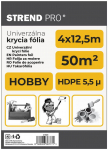Kattekile Strend Pro Hobby, maal, 4x12,5 m, 5,5&micro;, kattekiht