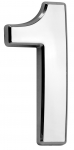 Maja number MagicHome &ldquo;1&rdquo;, isekleepuv, h&otilde;bedane, 70x100 mm, ABS