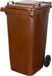 Pr&uuml;gikast MGB 120 lit, plastik, valge HDPE