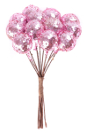 Dekoratiivne kaunistus MagicHome Christmas, marjad, roosa, 9 cm