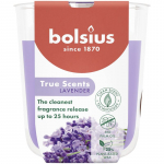 Bolsius True Scents k&uuml;&uuml;nal, lavendel, 80x73 mm, klaasist