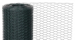 PVC-kattega HEX traatv&otilde;rk 1000mm / 16mm / 1,0mm / 25m