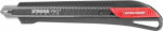Eemaldatava teraga nuga Strend Pro Premium, BlackMatt, SoftTouch, 9 mm, katkestatav, must joon