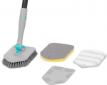 Strend Pro hari, 3in1, multifunktsionaalne, puhastav, plaatidele ja klaasile, teleskoopk&auml;epidemega 124,5 cm