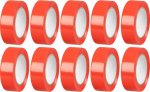 Teip Pro, 19 mm, L-10 m, max 80&deg;C, 600V, punane, isoleeriv, liim, PVC, pakend. 10 tk