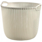 Pesukorv Curver&reg; KNIT 3673 30L, valge, 40x39x33 cm