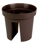 Lillepott GDA Modern Railing 113, 25,5x28cm, pruun