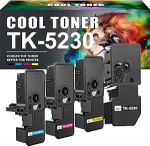 Cool Toner TK5230 &uuml;hilduv Kyocera TK-5230 TK 5230 jaoks ECOSYS M5521Cdw M5521Cdn P5021Cdn P5021Cdw P5021 M5521 TK-5230K TK-5230C TK-5230Y TK-523 0M (must ts&uuml;aane kollane magenta, 4 komplekti).