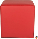 Arketicom Baby Mother, Removable and Washable Faux Leather Lychee (Puf Cube Seat (for Children) and Polyurethane Green Fuchsia Blue Yellow Pink Red Orange 25 x 25 x 25 cm