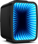 BEICHEN Mini k&uuml;lmik, 4L / 6 purki vaikne mini k&uuml;lmik, 7 RGB valgusrežiimi, 2-in-1 jahutus- ja soojendusfunktsioon jookide ja nahahoolduse jaoks, AC 220 V / DC 12 V, mini k&uuml;lmik m&auml;ngimiseks, kontorisse, autosse (must)