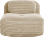 Modulares Sofa R&uuml;ckenlehne Modul Gr&uuml;n, 2-Sitzer kompatibel, flexibel kombinierbares Sofa Modul, Stoffsofa f&uuml;r Wohnzimmer