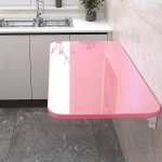 Seinale paigaldatav rattakinnitus, suure j&otilde;udlusega seinale paigaldatav laud klambriga, pesuruumi, k&ouml;&ouml;ki, kodubaarile, k&ouml;&ouml;ki, s&ouml;&ouml;gituppa, kontorisse, multifunktsionaalne laud (suurus: 100 x 40 cm / 39,5 x 16 tolli)