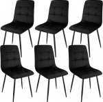 ANVOFONG s&ouml;&ouml;gitoa toolid, 6-st komplekt, paksendatud hollandi sametpadi, s&ouml;&ouml;gituba, sobib s&ouml;&ouml;gituppa, k&ouml;&ouml;ki, s&ouml;&ouml;gituppa, &otilde;ppet&ouml;&ouml; lugemiseks, elutuppa, vaba aja veetmiseks, mustaks