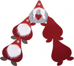 VICASKY J&otilde;uluplatsi alusmatt ilma n&auml;oga nukulauale 180 x 40 cm vastupidavast materjalist k&ouml;&ouml;gi ja s&ouml;&ouml;gitoa dekoratiivsete lauan&otilde;ude alusplaatide komplekt p&uuml;hadeks ja pidudeks