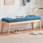 Shally Dogan kangast pingid puidust tekstuuriga, pingid magamistuppa, sissep&auml;&auml;suks, kontorisse, lastetuppa, elutuppa, salongi, Osmani k&otilde;rge tihedusega (sinine)