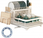 N&otilde;udekuivati koos s&ouml;&ouml;giriistade hoidjaga - t&ouml;&ouml;laua korraldaja kaussidele, tassidele, taldrikutele ja s&ouml;&ouml;giriistadele, t&otilde;hus n&otilde;udekuivati k&ouml;&ouml;gi hoiustamiseks ja organiseerimiseks