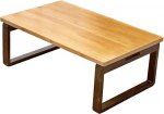 Faltbarer Couchtisch mit Erkerfenster, kleiner niedriger Tisch f&uuml;r Balkonchatten, robuster klappbarer Esstisch, kompakter Teetisch (Farbe: B, suurus: 70 x 50 x 28,5 cm)